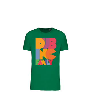 T-shirt enfant_"Arc en ciel" Vert
