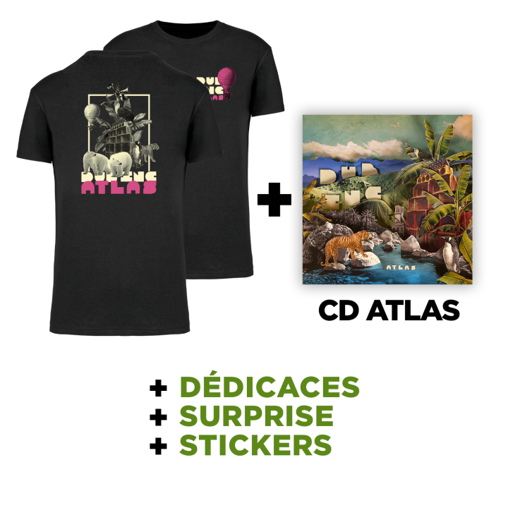 Pack Album Atlas _+T-Shirt Atlas