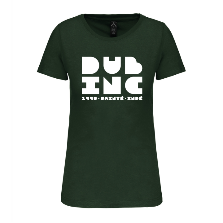 T-shirt femme_"Classique" Vert forêt