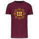 T-shirt Men "Rosace" Burgundy
