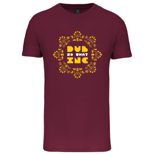 T-shirt homme "Rosace" Burgundy